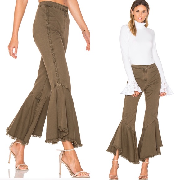 cinq a sept Pants - Cinq a Sept Wysteria Pant in Olive